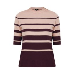 MEXX Pulover bej / roșu bordeaux