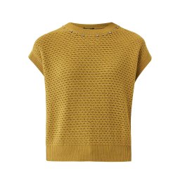 MEXX Pulover 'Fancy' galben muștar