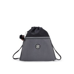 KIPLING Ghiozdan sac 'Supertaboo' gri / negru