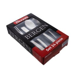 BERGEN - Tacamuri inox 18/0 (6 persoane - 24 piese)
