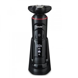 Aparat de ras electric Beurer MN8X, 60 min, Fixare magnetica, cap 360°, Incarcare rapida, LED, Umed/Uscat, USB-C, Negru