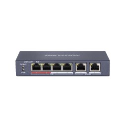 Switch 4 porturi Unmanaged POE Hikvision DS-3E0106P-E-M