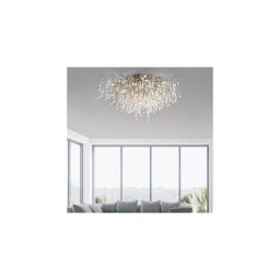 Paul Neuhaus 8092-55 - lustră aplicată ICICLE, 14xG9/40W/230V, Ø 100 cm, crom