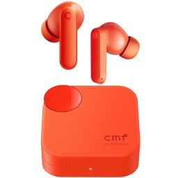 Casti CMF By Nothing Buds 2A, True Wireless, Bluetooth, ANC 42 dB, Autonomie 35.5 ore, Multipoint, IP54, Orange