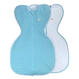 Set 2 saci de dormit nou-nascut swaddle first sleep calm star & calm light, 1 tog 60 cm, 1 tog