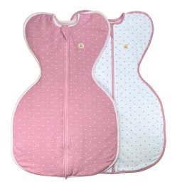 Set 2 saci de dormit nou-nascut swaddle first sleep sweet star & sweet light, 1 tog 60 cm, 1 tog