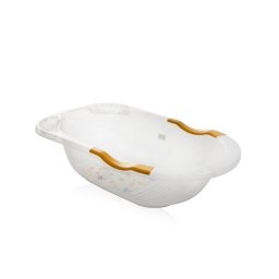 Cadita transparenta cu dop de scurgere, babyjem