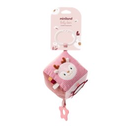 Jucarie bebe pentru leagan si carucior, cu sunete si oglinda, Caprioara