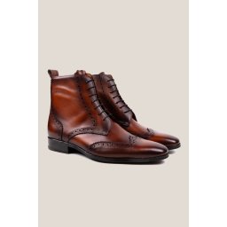 Ghete Gentlemen`s Corner Cognac Brogue