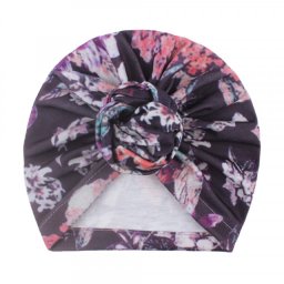 Caciulita tip turban cu imprimeu