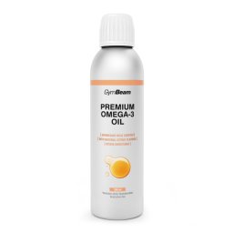 GymBeam Premium Omega 3 Liquid Fish Oil with Citrus Flavour 250 ml citrus