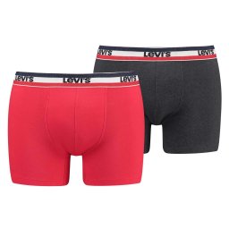 LEVI'S ® Boxeri roșu / negru / alb