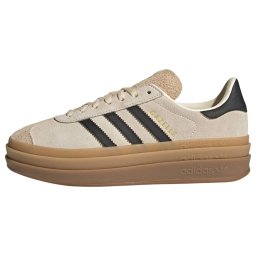 ADIDAS ORIGINALS Sneaker low 'Gazelle Bold Latte' auriu / negru / alb lână
