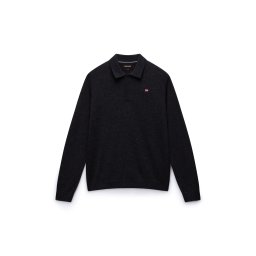 NAPAPIJRI Pulover 'Damavand' gri metalic / roșu / alb