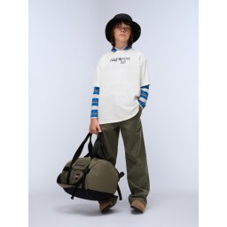 NAPAPIJRI Tricou 'Primiero' gri / alb
