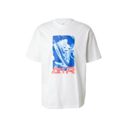 Nike Sportswear Tricou 'Air' albastru / albastru deschis / portocaliu / alb
