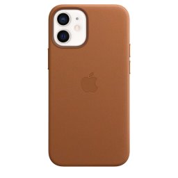 Husa Apple Husa Original Leather iPhone 12 Mini, MagSafe, Saddle Brown