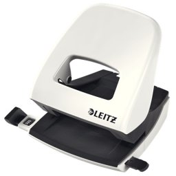 Perforator metalic LEITZ WOW 5008 NeXXt Series, 30 coli, alb