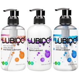 Lubido Lubrifiant Sexual Intim 3 x 250 ml Pachet Varietate 1x Original 1x Anal 1x Hibrid