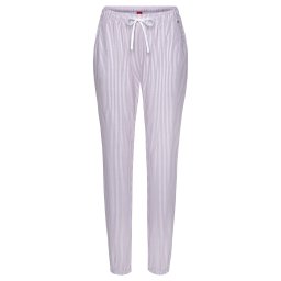 s.Oliver Pantaloni de pijama mov deschis / alb