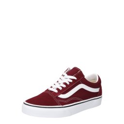 VANS Sneaker low 'Old Skool' roşu închis / alb