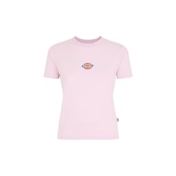 DICKIES Tricou 'Maple Valley' bleumarin / galben / roz deschis / roșu