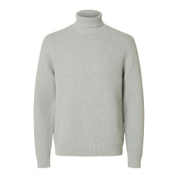 SELECTED Pulover 'SLHDane' gri deschis