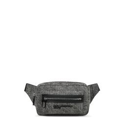 KARL LAGERFELD JEANS Borsetă 'Logo' gri deschis / negru