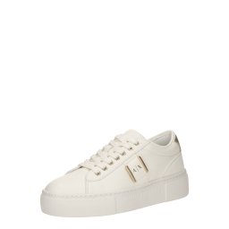 ARMANI EXCHANGE Sneaker low auriu / alb murdar
