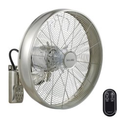 Ventilator de perete Lucci air 213126 BREEZE 55W/230V crom mat + telecomandă