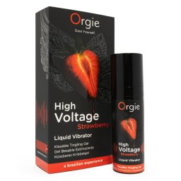Orgie High Voltage Liquid Vibrator Strawberry 15ml