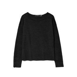 VERO MODA Pulover Vmgold Ls Boatneck 10332177 C-N10 black