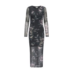 ONLY Rochie Onlkaya Life Ls Midi Mesh 15357315 18-1807 TCX twilight mauve