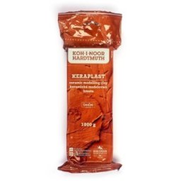Lut pentru modelaj KOH-I-NOOR- keraplast, teracota, 1 kg