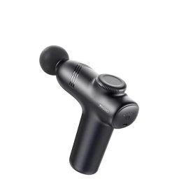 Aparat de masaj tip pistol 1500mAh, 5 trepte viteză, 4 capete masaj, 3000RPM, Reîncărcabil USB-C, Negru