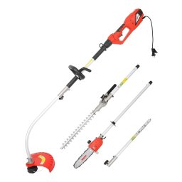 UNELTA MULTIFUNCTIONALA 3 IN 1, TRIMMER, FOARFECA TUNS GARD VIU, FERESTRAU TELESCOPIC, 900W, HECHT 690