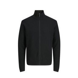 JACK & JONES Jachetă Jcostance Knit Badge Zip 12283668 C-N10 black