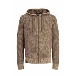 JACK & JONES Jachetă Jjethan Knit 12278966 16-1104 TCX crockery