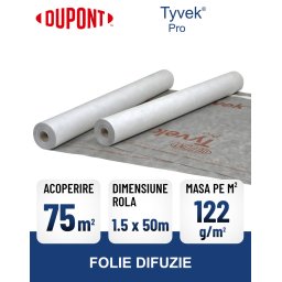 Folie anticondens si difuzie DUPONT TYVEK PRO