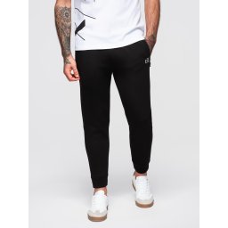 Pantaloni de trening bărbătești cu model ombre și nervuri