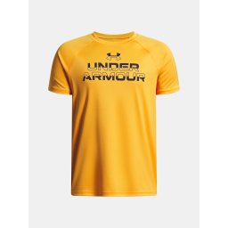 Under Armour UA Tech Split Wordmark SS-ORG T-Shirt for Boys - Boys