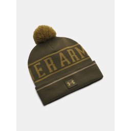 Men's Under Armour M Halftime Pom Beanie-GRN - Men's