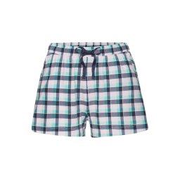 s.Oliver Pantaloni de pijama bleumarin / verde limetă / alb