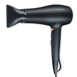 Uscator de par Beurer HC 50, 2200 W, Ionizare tripla, 3 setari de temperatura, 2 viteze, Aer rece, Negru