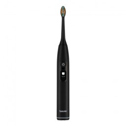Periuta de dinti electrica sonica Beurer SC 50, 80000 rpm, 5 moduri, Timer, Autonomie 22 zile, Afisaj LED, Tip-C + Placa magnetica, Negru