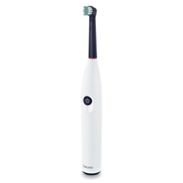 Periuta de dinti electrica Beurer TB 15, 2 programe, Temporizator, Oscilant-pulsant, Autonomie 12 zile, Indicatoare LED, Compatibilitate capete Oral-B, Alb