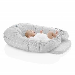 BabyNest/ Saltea reductor 5 in 1 BabyJem Cushion (Culoare: Albastru)