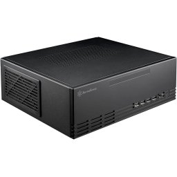 Carcasa SilverStone SST-ML11B Milo Slim HTPC Micro-ATX Negru
