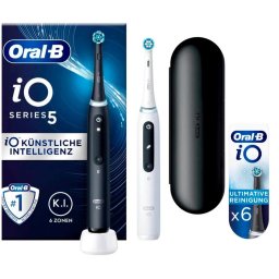 iO Series 5 Duo, 5 programe de curatare, Alb/Negru