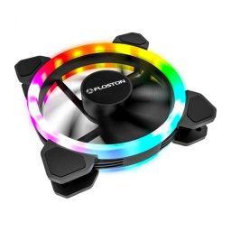 Ventilator HALO RAINBOW DUAL RGB LED 120x120x25mm 12V 5.1W 1200RPM 4-pin Floston